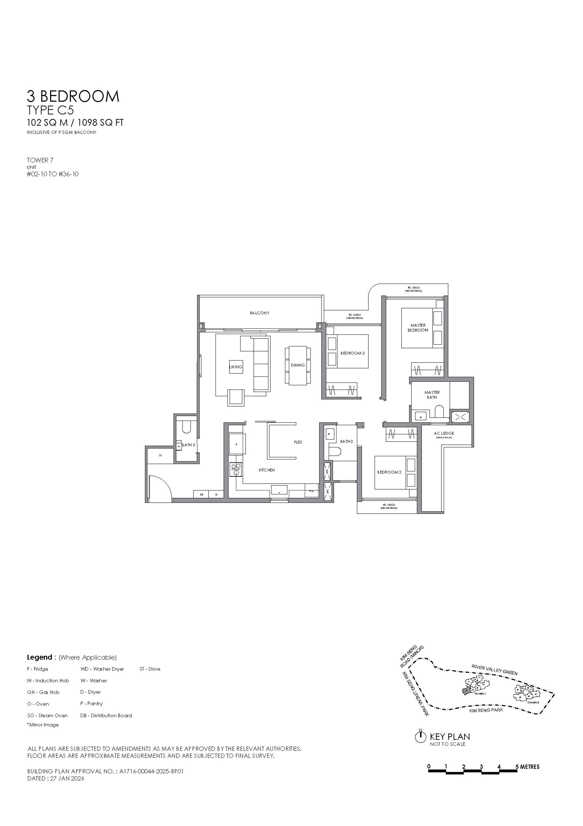 River Modern floorplan